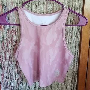 Crop bra top pink camo Buffbunny Collection